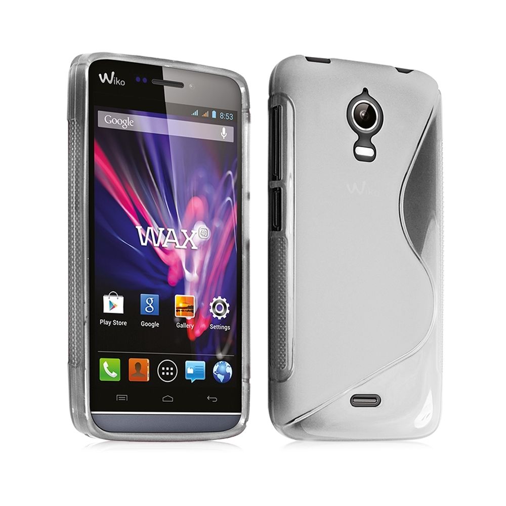 Karylax - Housse Etui Coque S-Line Translucide pour Wiko Wax 4G + Film de Protection - Autres accessoires smartphone