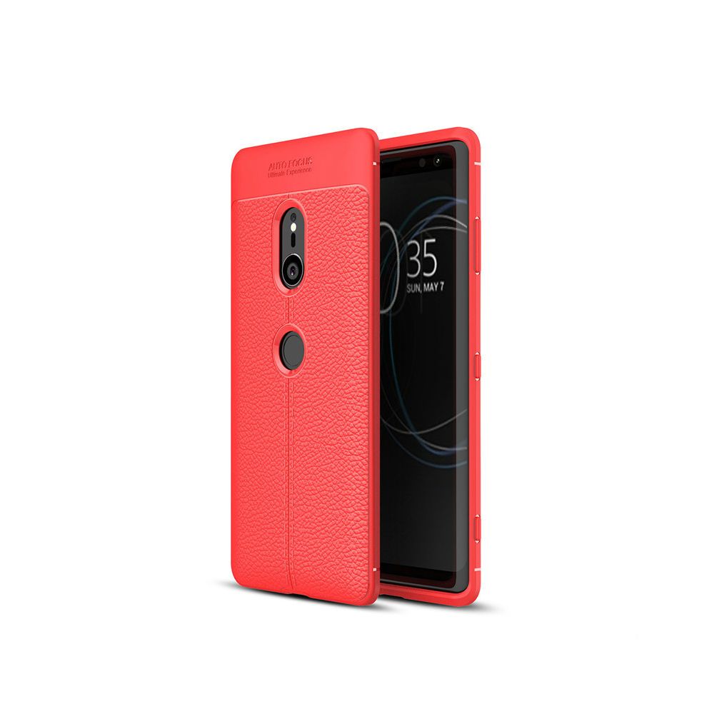 marque generique - Etui coque TPU antidérapante pour Sony Xperia XZ2 Compact - Rouge - Coque, étui smartphone