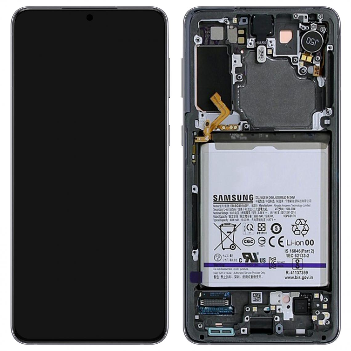 Samsung - Bloc Complet Samsung Galaxy S21 Écran LCD Vitre Tactile Original Samsung gris - Autres accessoires smartphone