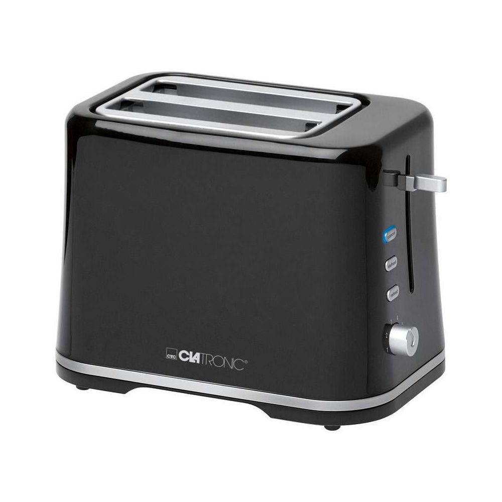 Clatronic - Grille Pain Toaster 2 fentes noir 870W Clatronic TA 3554 - Grille-pain