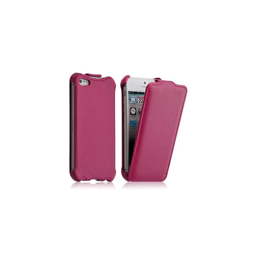 Karylax - Housse coque étui pour Apple iPhone 5S couleur Rose - Support téléphone pour voiture