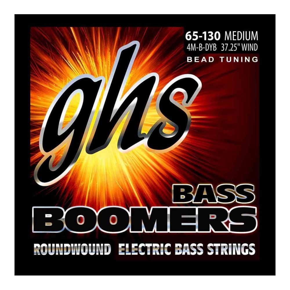 Ghs - GHS 4M-B-DYB - Jeu de cordes Basse Boomers - Medium 65-130 - Accessoires instruments à cordes