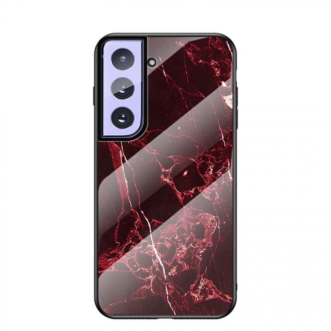 OtterBox - Samsung Galaxy S21/S30 Housse Etui Coque de protection rigide effet marbré [Rouge] - Coque, étui smartphone
