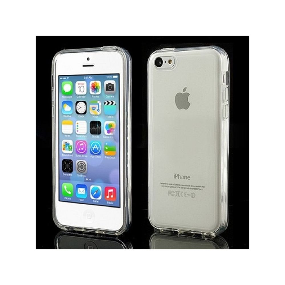 marque generique - Housse etui coque silicone gel Transparente Slim pour Apple iPhone 5C - Coque, étui smartphone