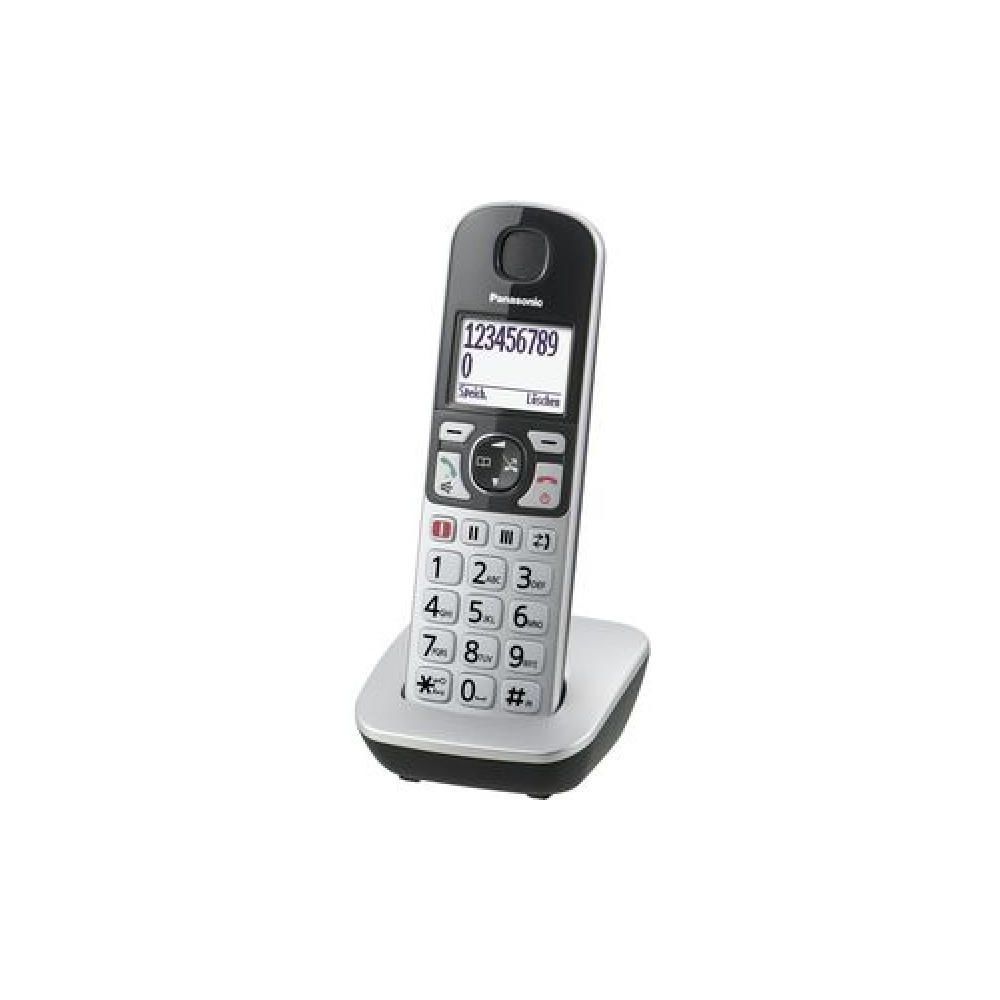 Panasonic - Rasage Electrique - Panasonic KX-TGE510GS silber-schwarz - Téléphone fixe sans fil