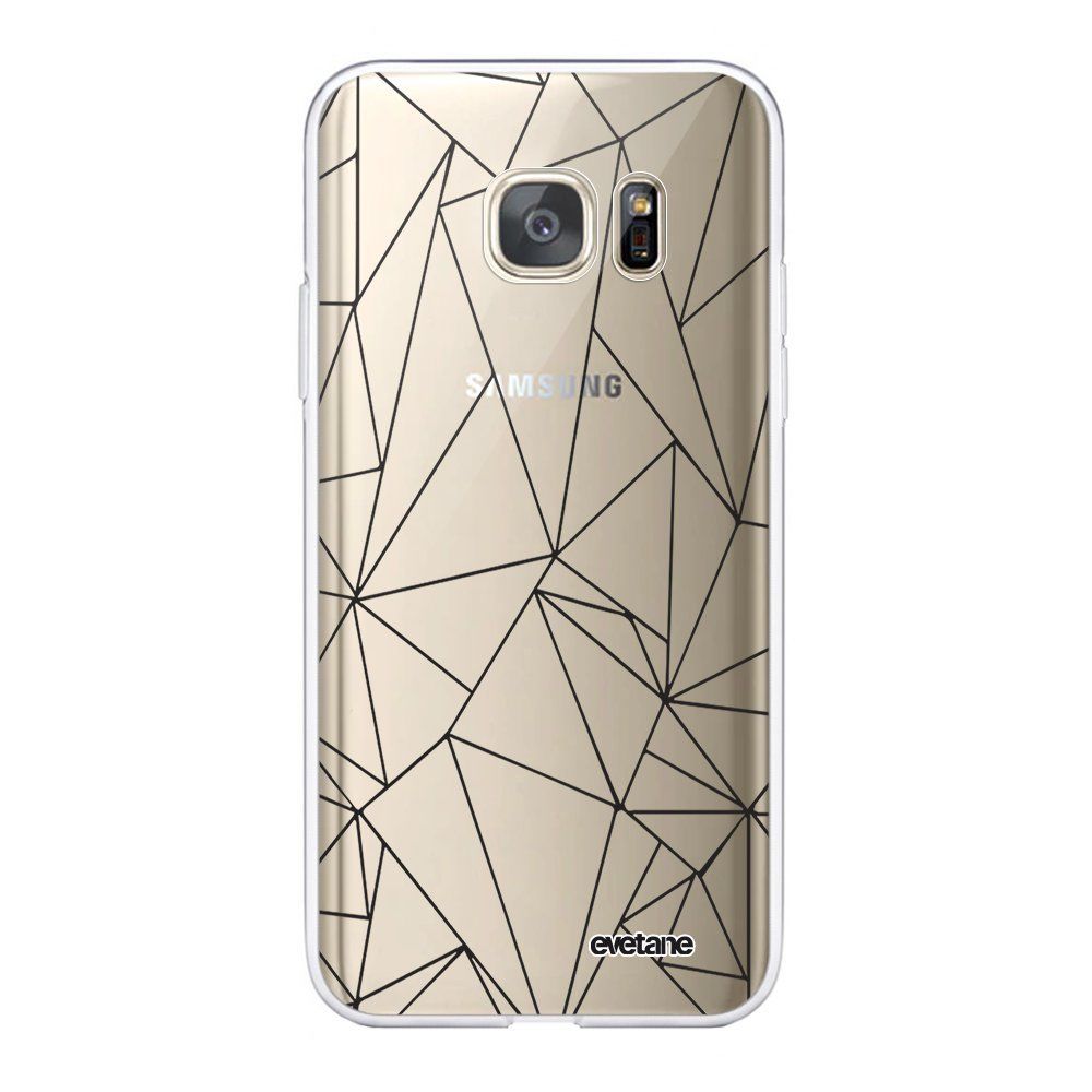 Evetane - Coque Samsung Galaxy S7 360 intégrale transparente Outline Noires Ecriture Tendance Design Evetane. - Coque, étui smartphone