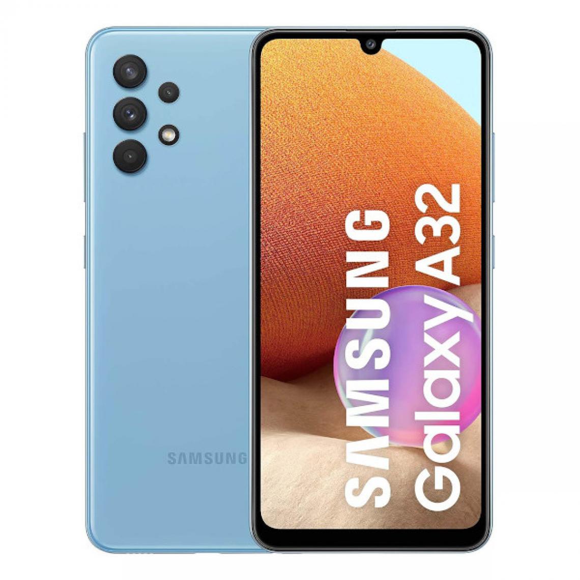 Samsung - Samsung Galaxy A32 4Go/128Go Bleu (Awesome Blue) Dual SIM SM-A325F - Smartphone Android