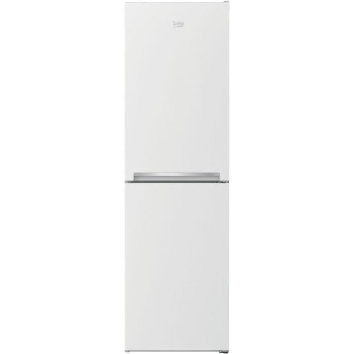 Beko - BEKO RCHE300K30WN - Réfrigérateur combiné pose-libre 270L (168+102L) - Froid ventilé - L54x H182,4cm - Blanc - Réfrigérateur