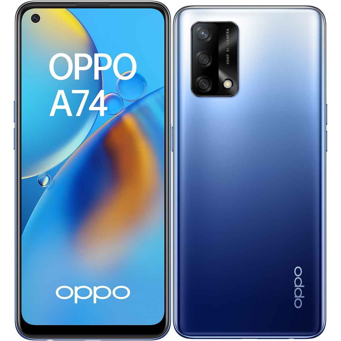 Oppo - A74 - 4G - 128 Go - Bleu - Smartphone Android