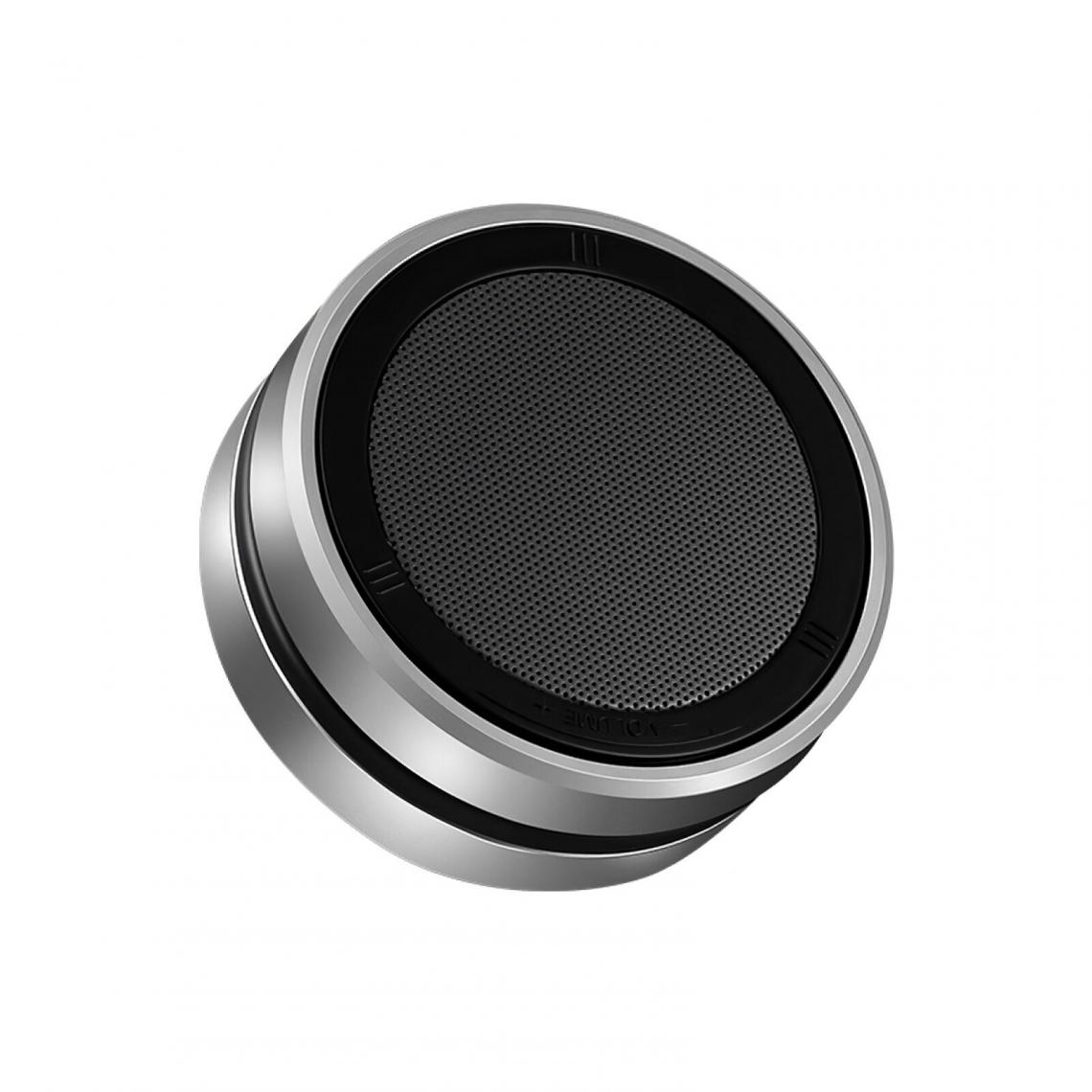 Universal - Haut-parleur Bluetooth portable sans fil Mini haut-parleur Bluetooth Lecteur de musique stéréo HD Stéréo rotatif à 360 degrés | Haut-parleur portable (argent) - Hauts-parleurs