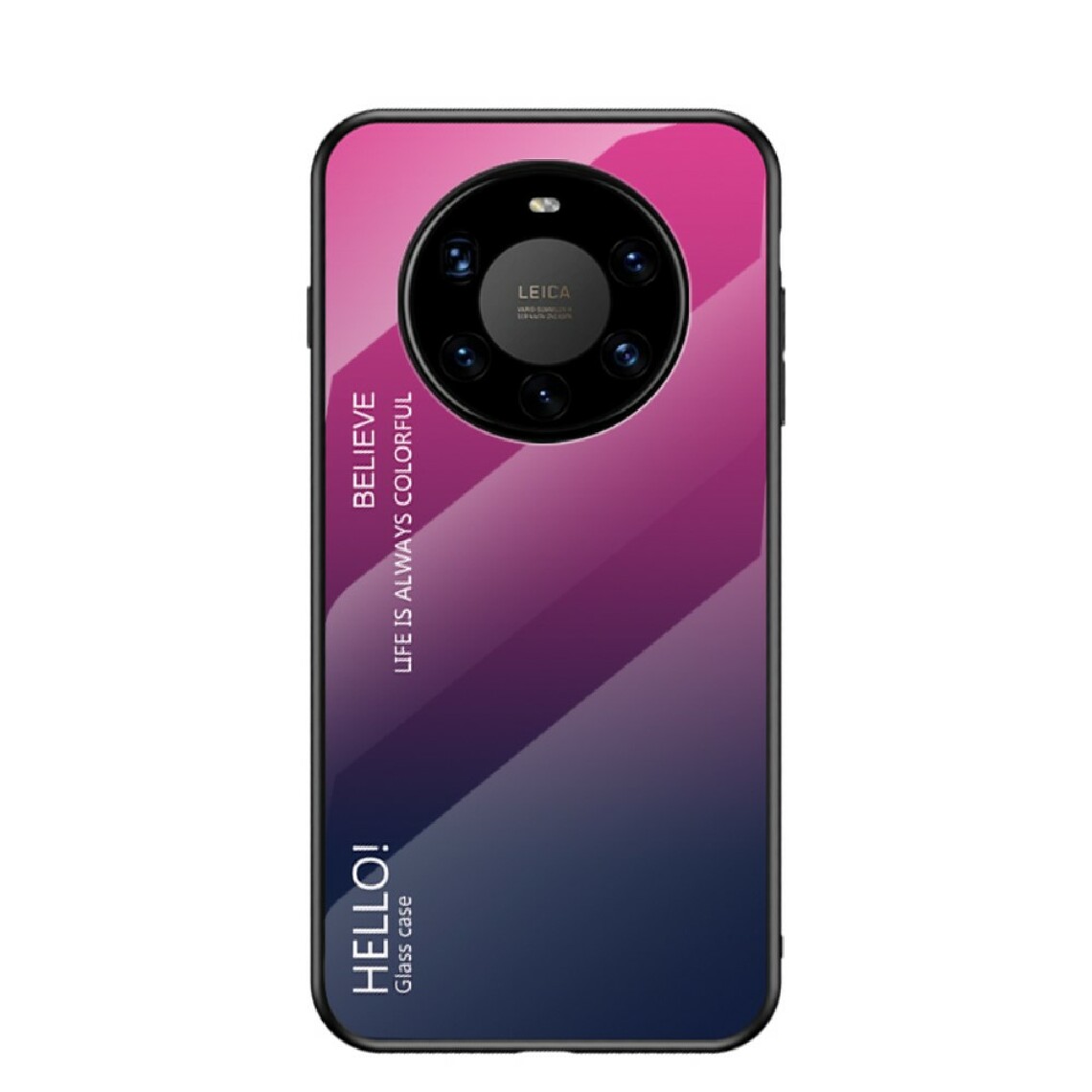 Other - Coque en TPU dégradé de couleurs ultra fin rose/bleu pour votre Huawei Mate 40 Pro Plus - Coque, étui smartphone