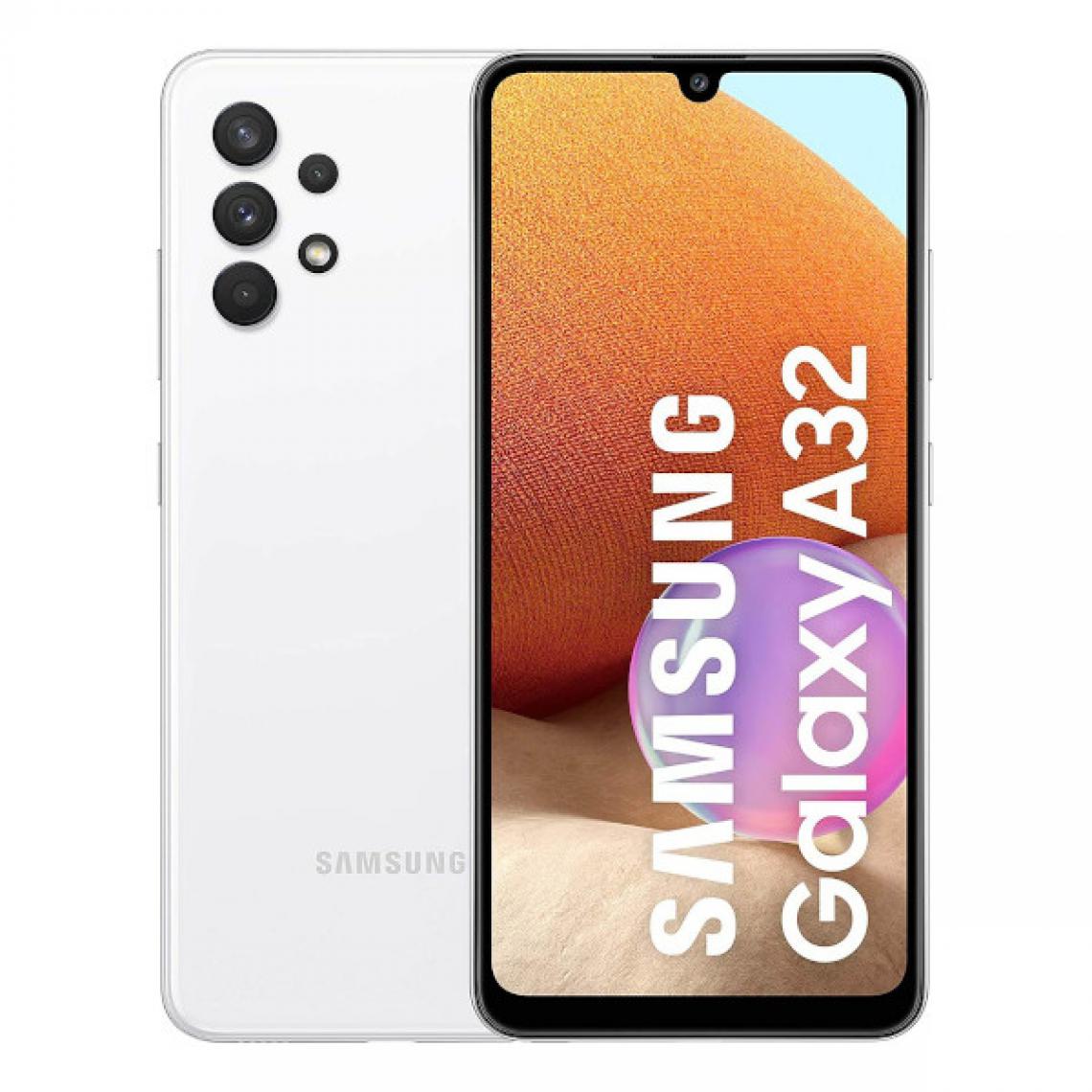Samsung - Samsung Galaxy A32 4Go/128Go Dual SIM Blanc - Smartphone Android