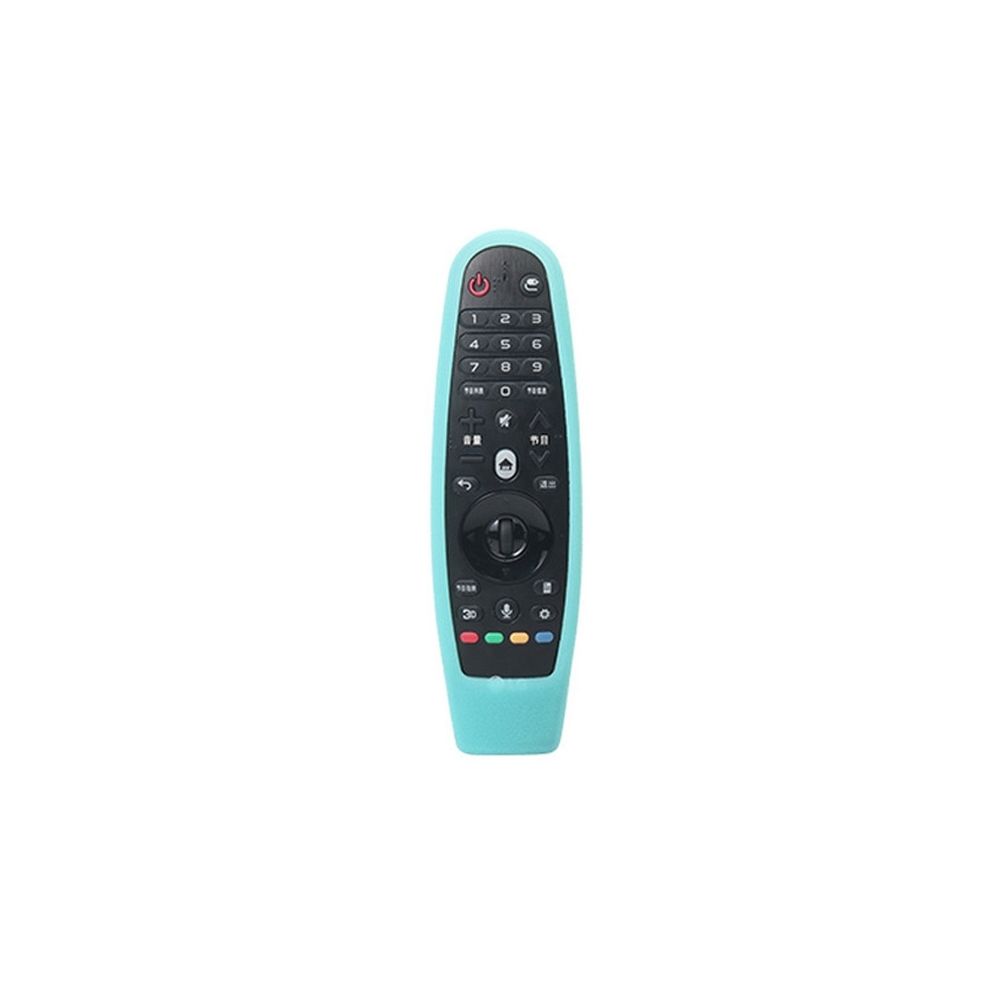 Wewoo - Approprié pour LG Smart TV télécommande étui de protection AN-MR600 AN-MR650a en silicone dynamique bleu turquoise - Accessoires de motorisation