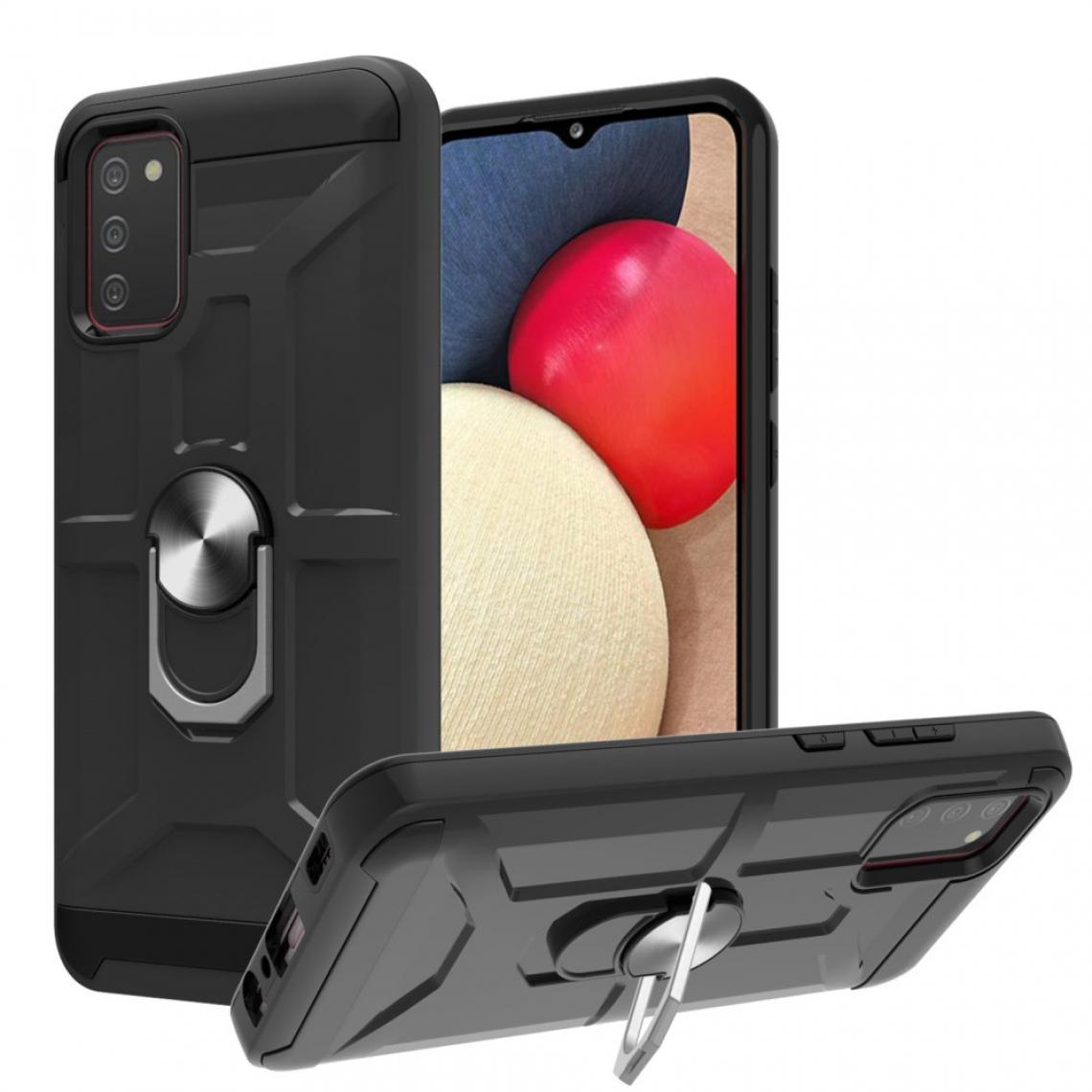 Other - Coque en TPU Hybride 2 en 1 (166,5 x 75,9 x 9,2 mm) avec béquille noir pour votre Samsung Galaxy A02s - Coque, étui smartphone