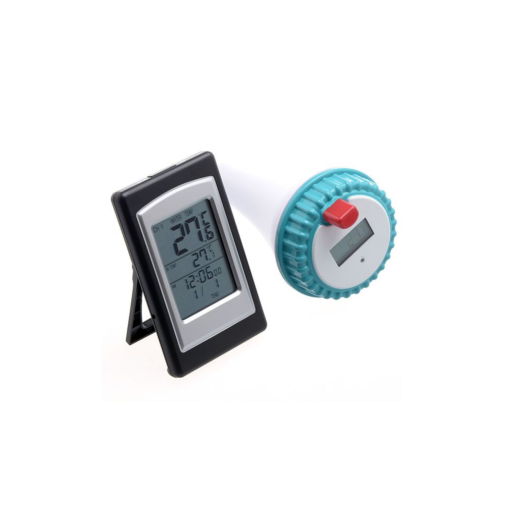 marque generique - Thermomètre Piscine Horloge Digitale Capteur Extérieur Sans Fil - Météo connectée