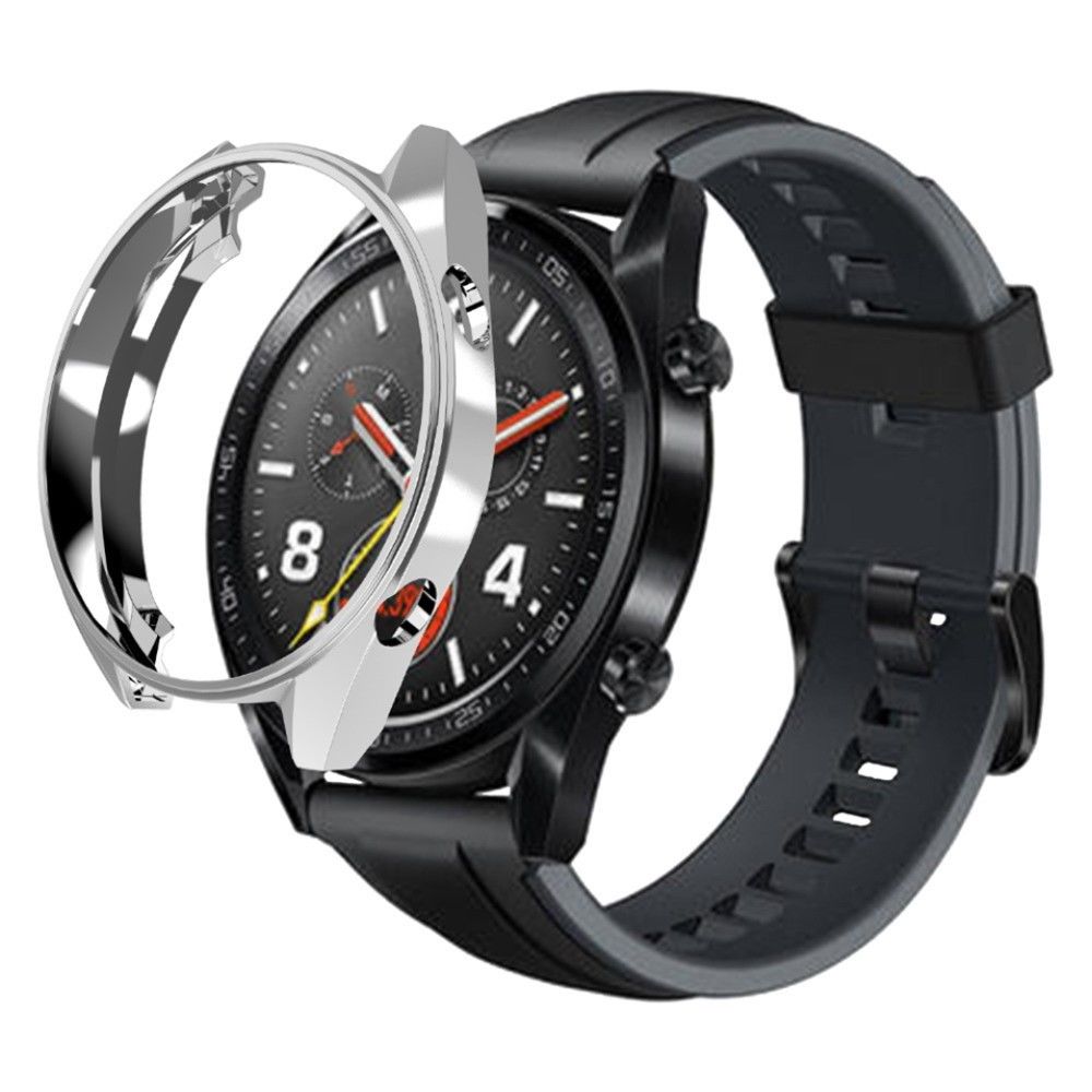 marque generique - Coque en TPU argent pour votre Huawei Watch GT - Accessoires bracelet connecté