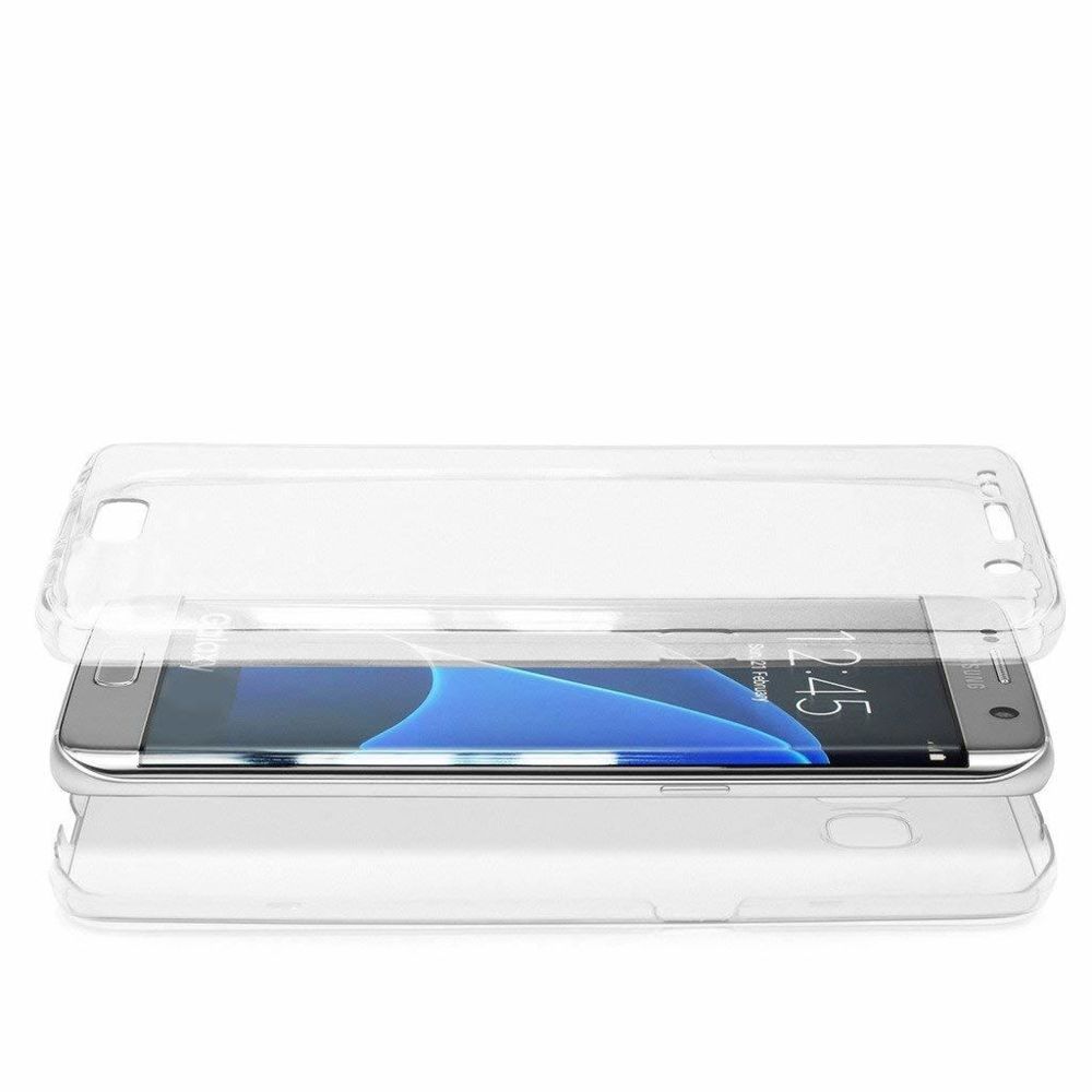 Ineck - INECK® Coque Samsung Galaxy S6 Edge - Coque Intégrale Avant et Arrière Etui Housse Silicone Gel - Autres accessoires smartphone
