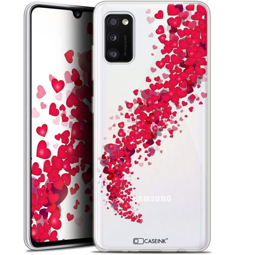 Caseink - Coque Pour Samsung Galaxy A41 (6.1 ) [Gel HD Collection Love Saint Valentin Design Tornado - Souple - Ultra Fin - Imprimé en France] - Coque, étui smartphone