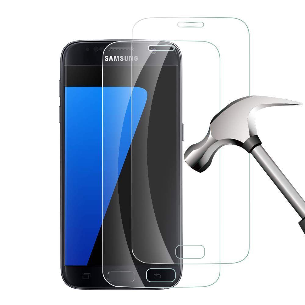 La Coque Francaise - Vitre Galaxy S7 Samsung transparente Vitre en Verre Trempé - Protection écran smartphone