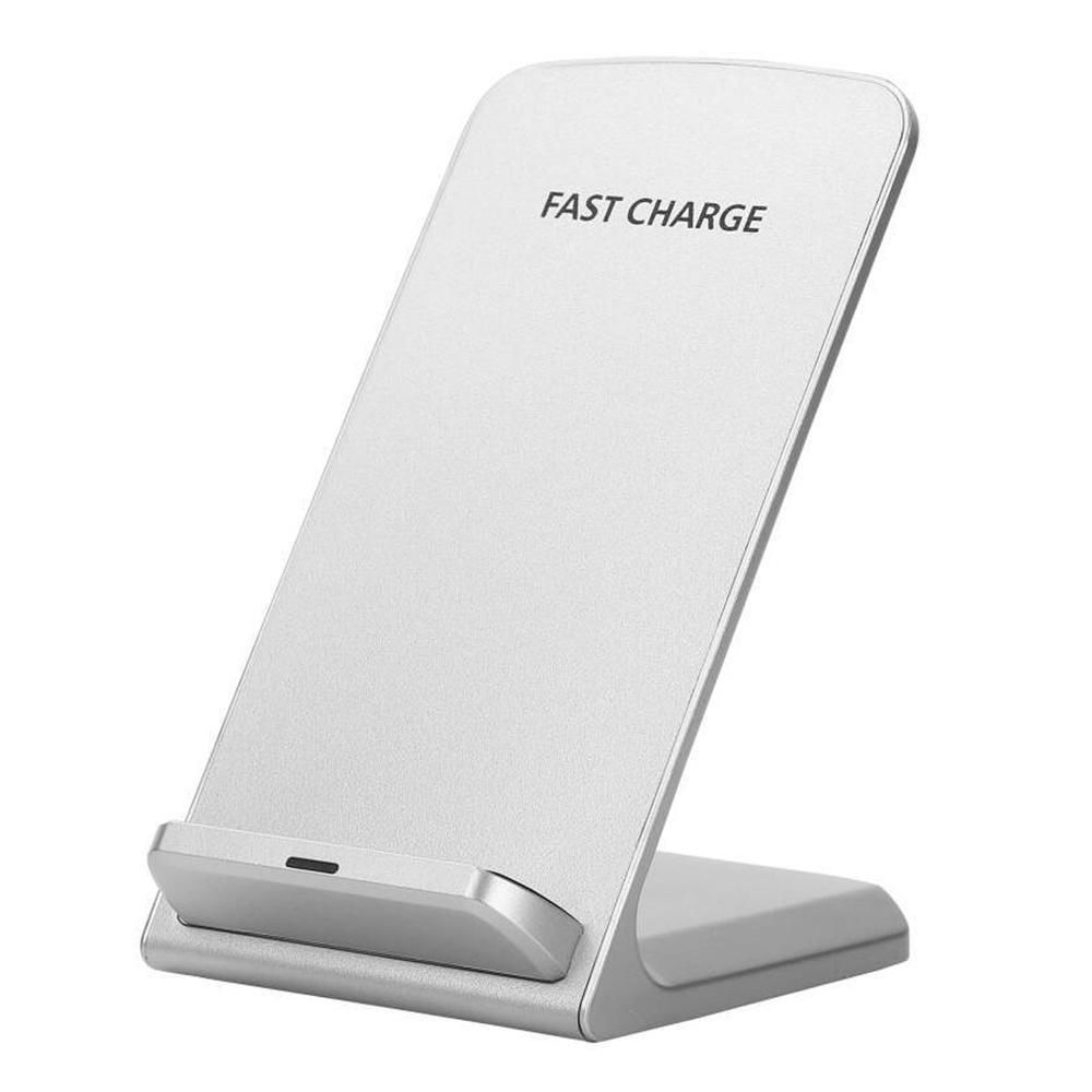 Justgreenbox - QI Chargeur sans fil Charge rapide 2.0 Charge rapide pour iPhone 8 / iPhone X, blanc - Chargeur secteur téléphone