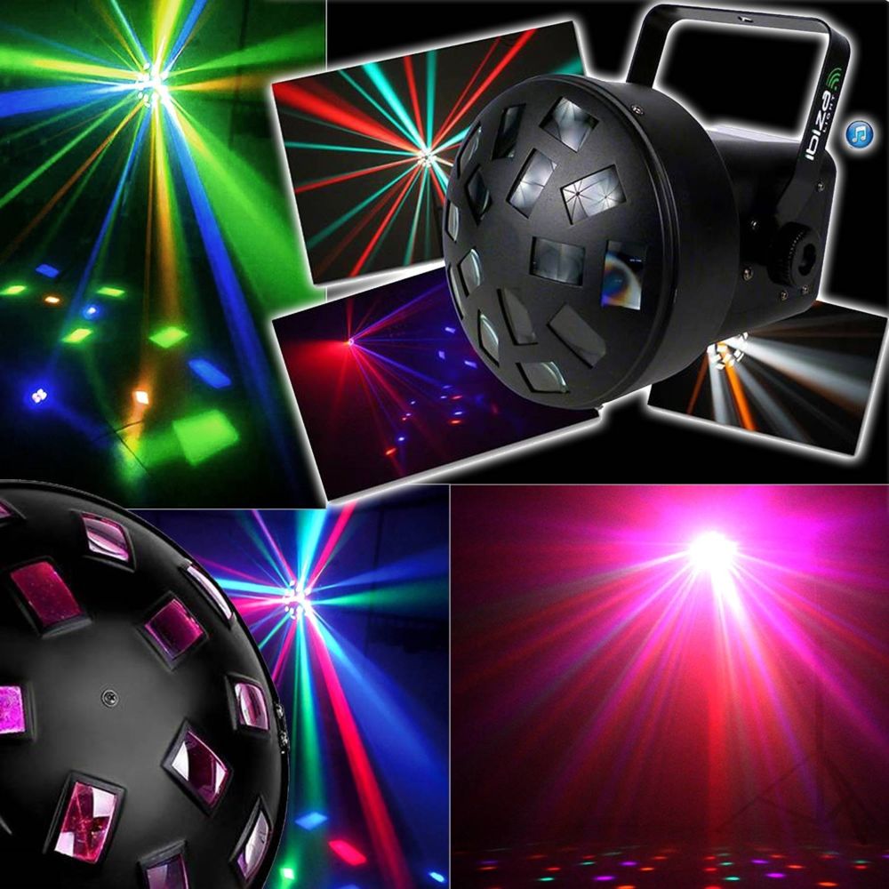 Ibiza Light - Pack 2 Jeux de lumières Projecteur RVBAB IBIZA LIGHT MUSHROOM MINI - Projecteurs classiques
