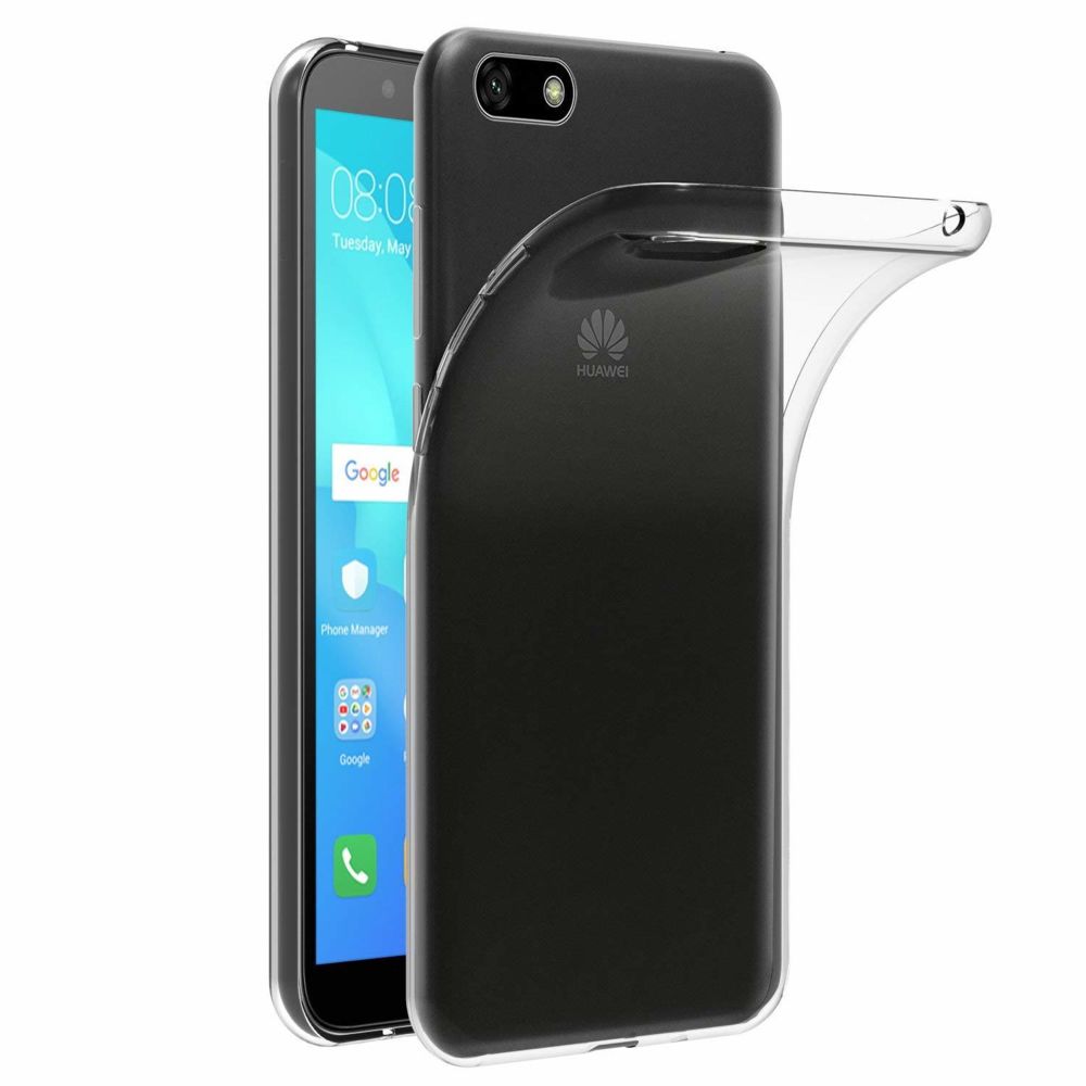 Phonillico - Coque Gel TPU Transparent pour Huawei Y5 PRIME 2018 [Phonillico®] - Coque, étui smartphone