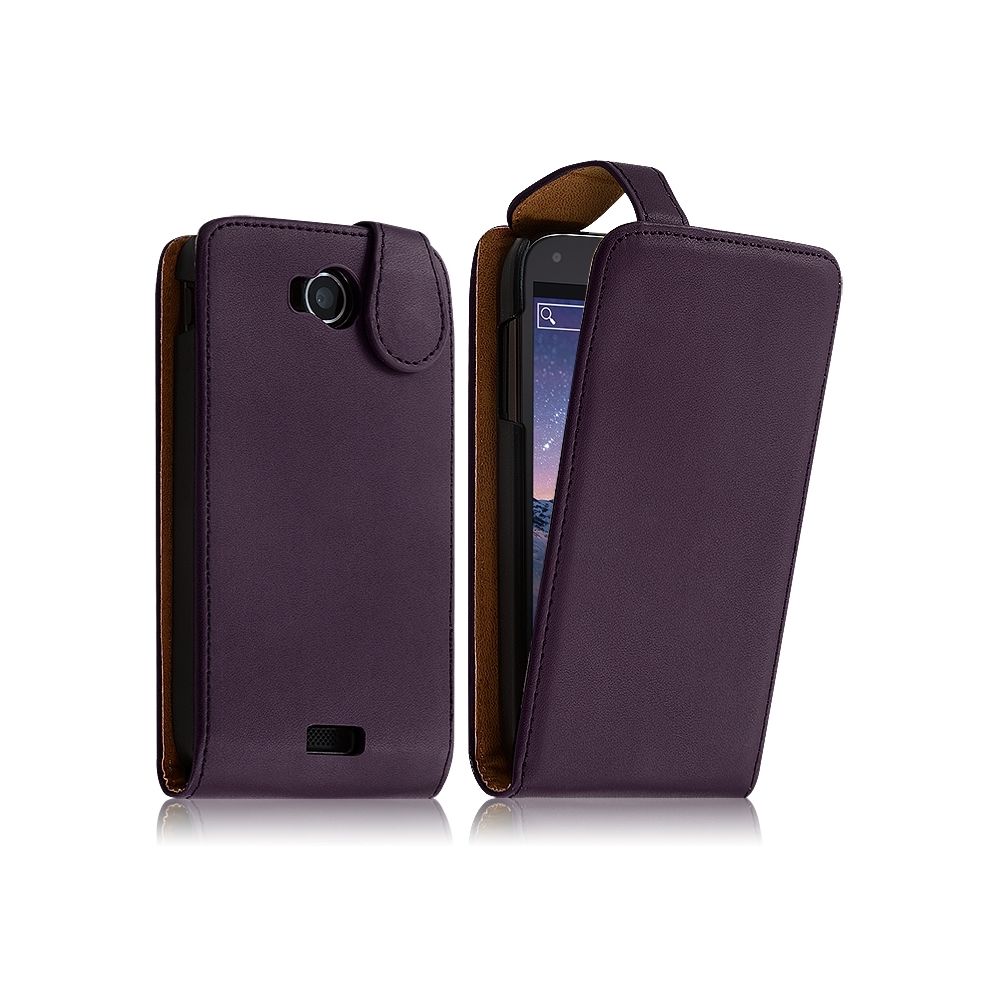 Karylax - Housse Coque Etui pour Wiko Cink Peax Couleur Violet Foncé - Autres accessoires smartphone