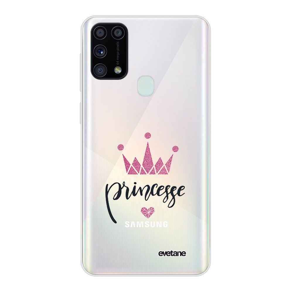 Evetane - Coque Samsung Galaxy M31 360 intégrale transparente Princesse Couronne Ecriture Tendance Design Evetane. - Coque, étui smartphone