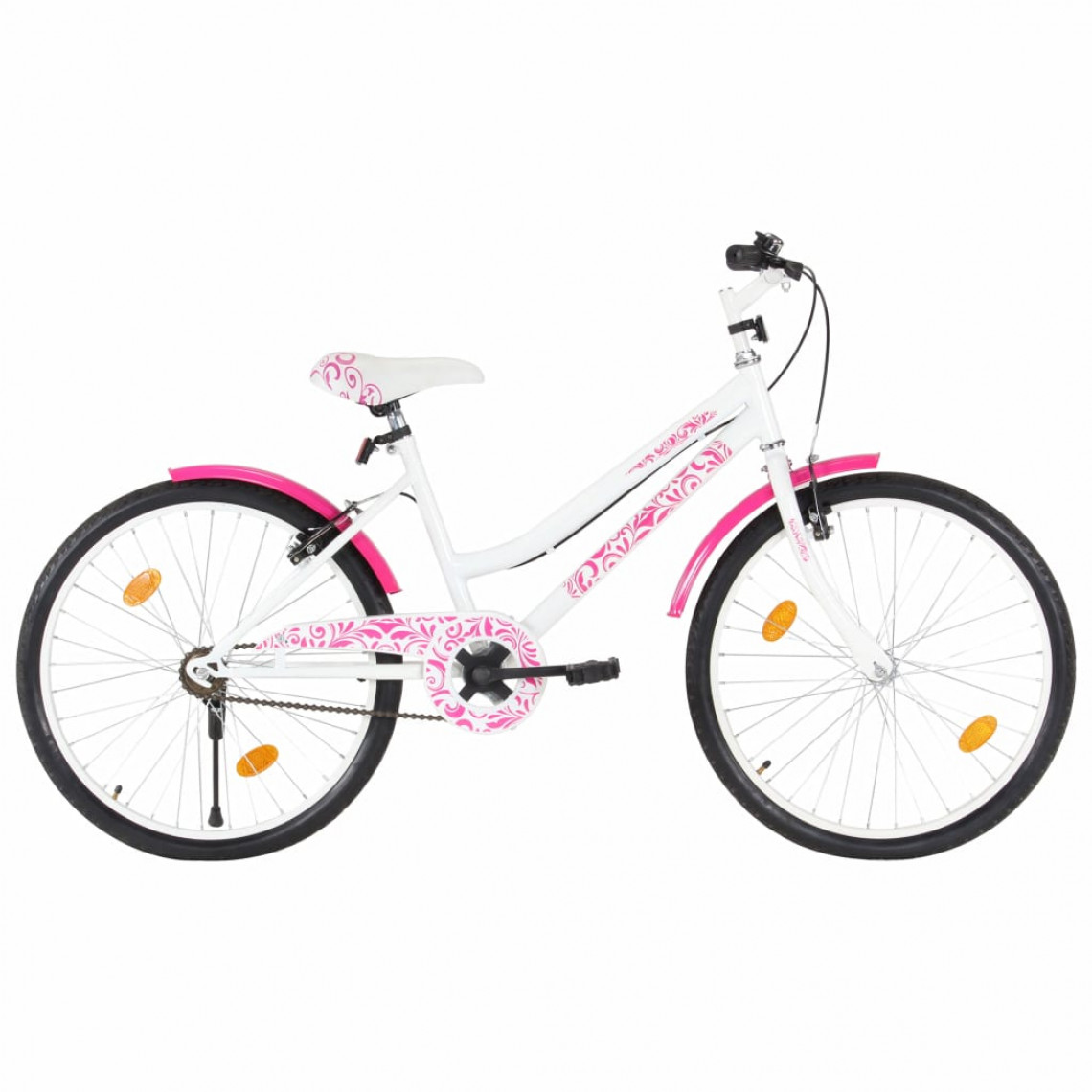 Icaverne - Moderne Cyclisme categorie Lisbonne Vélo pour enfants 24 pouces Rose et blanc - Vélo électrique