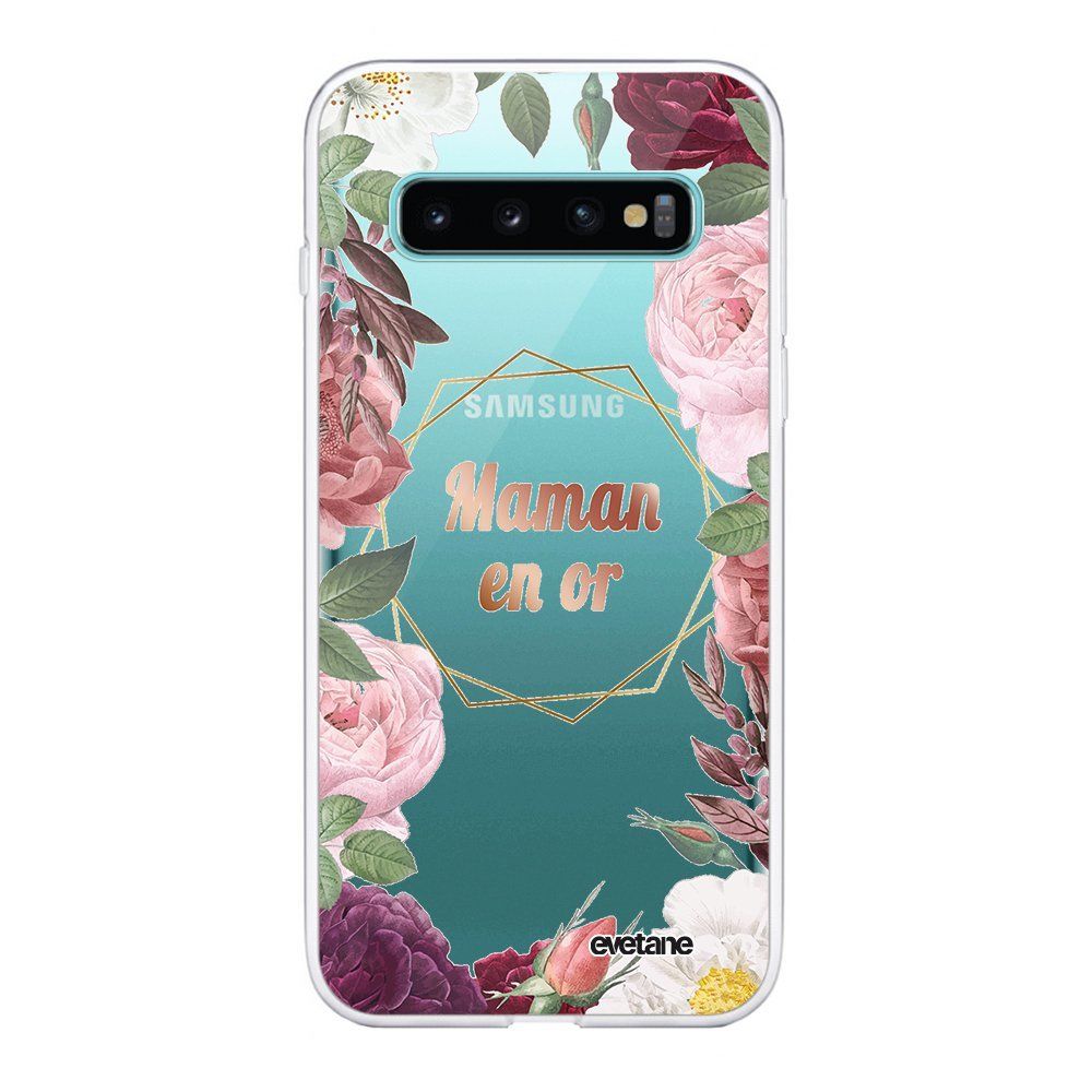 Evetane - Coque Samsung Galaxy S10 360 intégrale transparente Coeur Maman D'amour Ecriture Tendance Design Evetane. - Coque, étui smartphone
