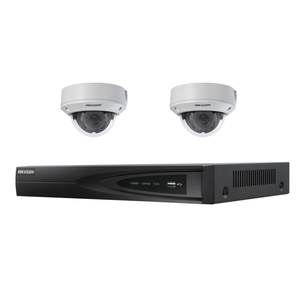Hikvision - HIK-KITNVR2DOM-001 - Caméra de surveillance connectée