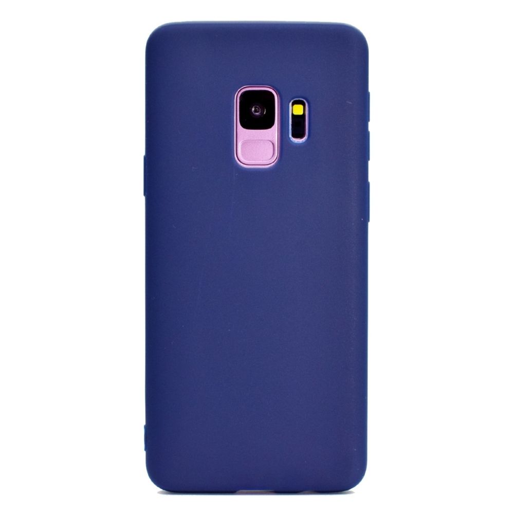 Wewoo - Coque Fine Pour Galaxy S9 Candy Color TPU Case Bleu - Coque, étui smartphone