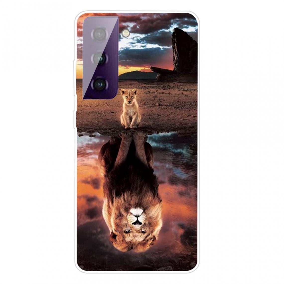Other - Coque en TPU Impression de motifs Lion pour votre Samsung Galaxy S21 FE - Coque, étui smartphone