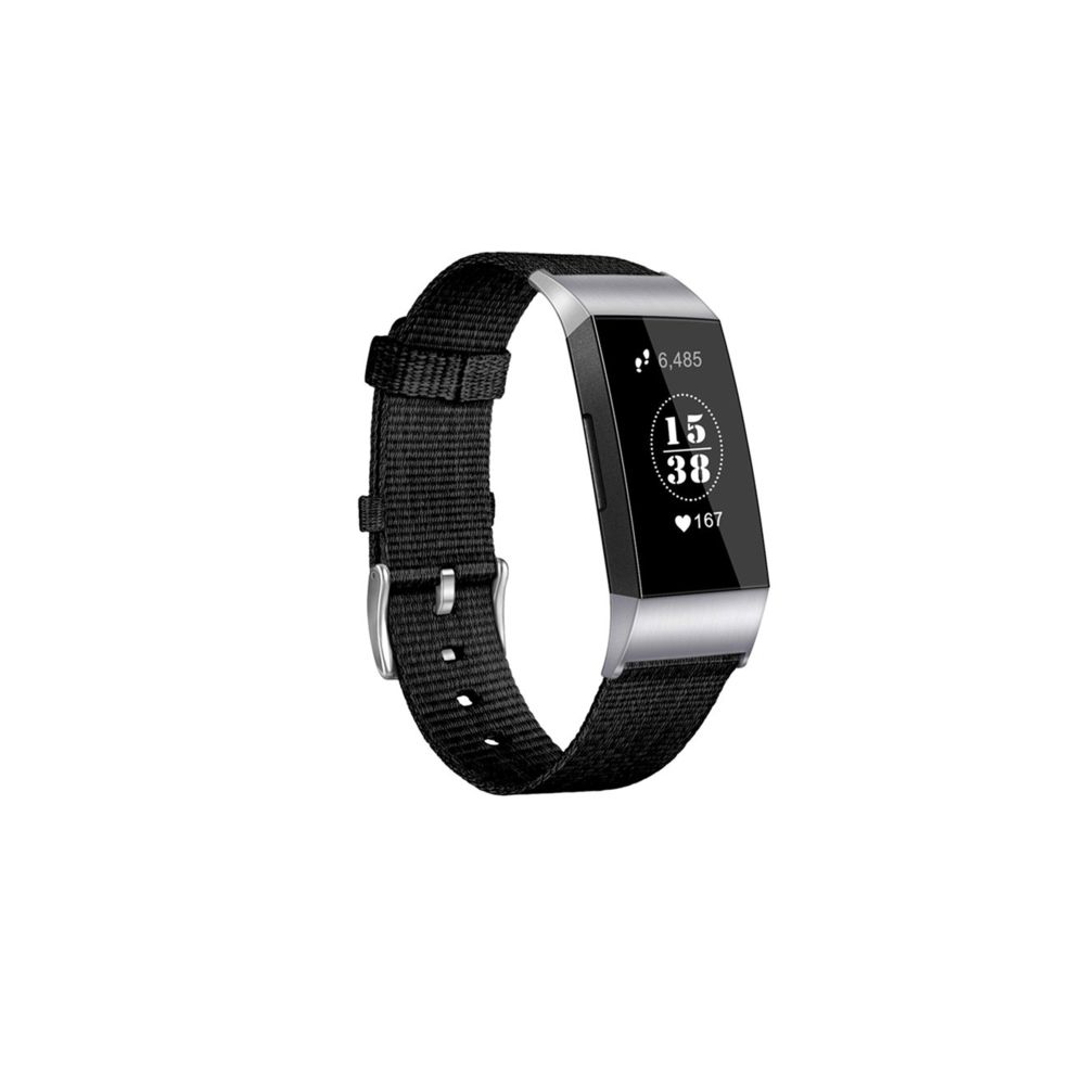 marque generique - YP Select Bandes compatibles avec Fitbit Charge 3, bracelet de montre respirant en tissu tissé - vert armée - Bracelet connecté