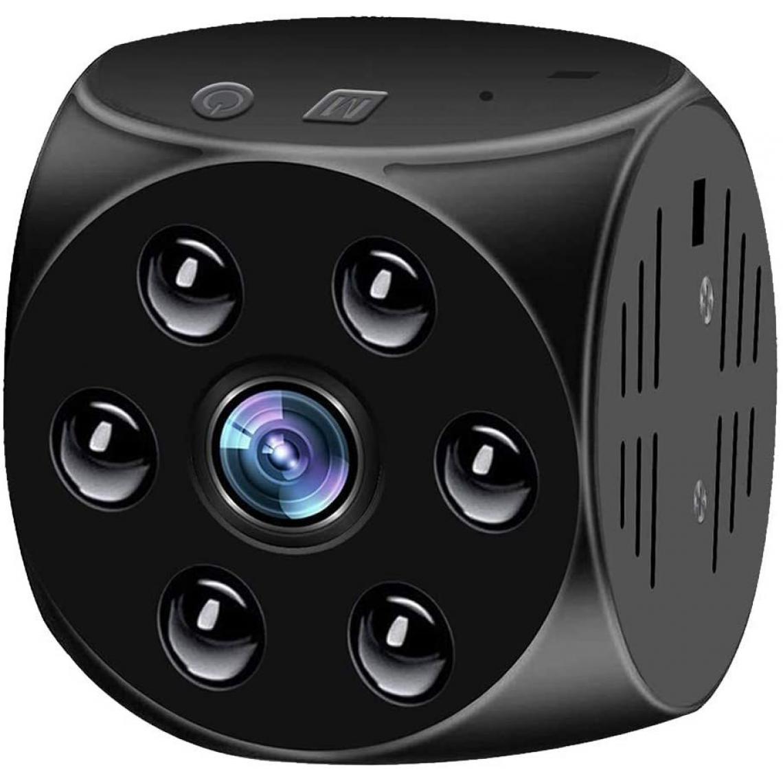 Chrono - Mini caméra espion cachée, petite caméra portable multifonction 1080P, avec vision nocturne et alarme de détection d'activité de caméra de nounou détective de mouvementï¼Noir) - Autres accessoires smartphone
