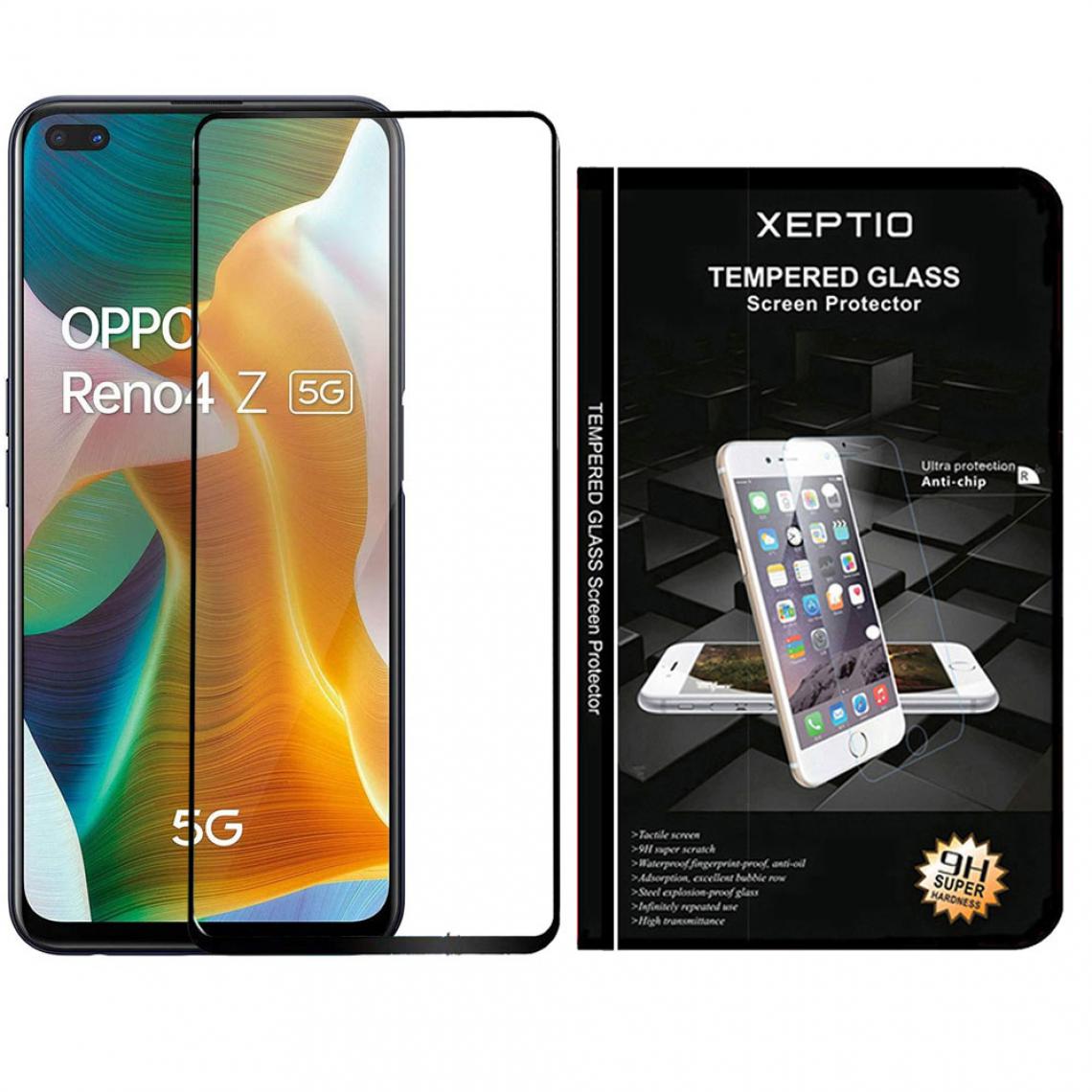Xeptio - Oppo Reno 4Z 5G vitre protection écran noir - Protection écran smartphone