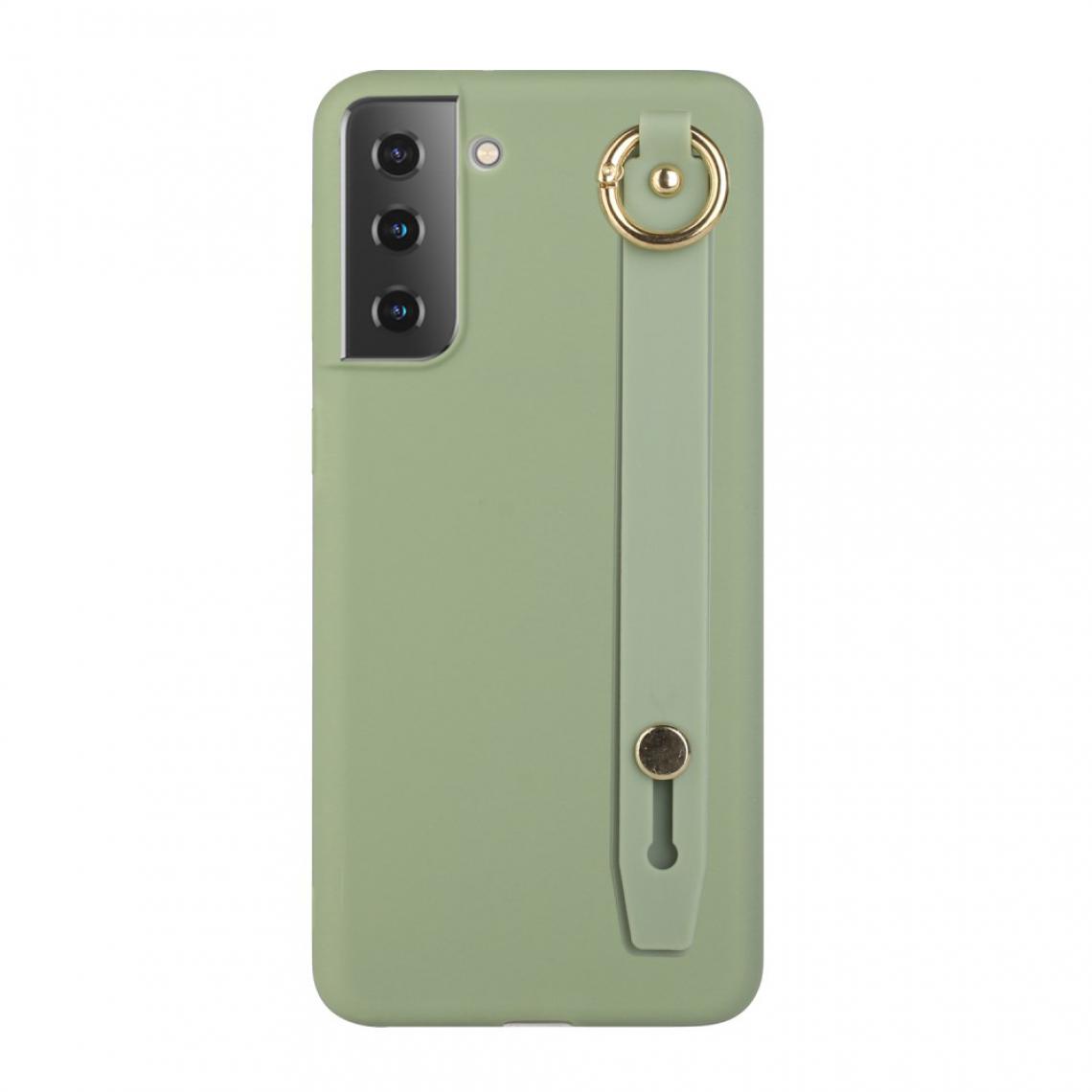 Other - Coque en TPU Bien protégé avec béquille et dragonne vert pour votre Samsung Galaxy S21+ 5G - Coque, étui smartphone