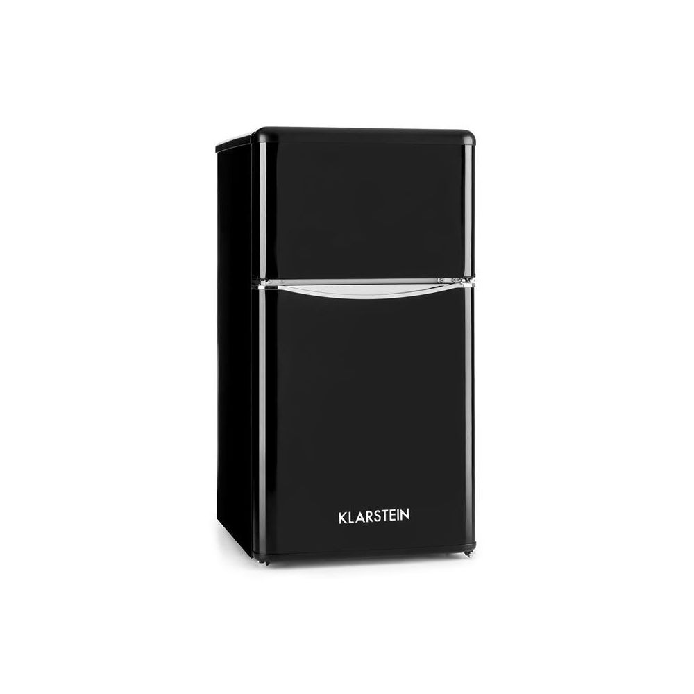Klarstein - Réfrigérateur - Congélateur combiné - Monroe Black - 61 Litres - Noir - Réfrigérateur