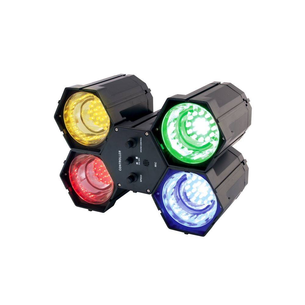 marque generique - Jeu de lumière 4 spots - 84 LEDs - Multicolore - Packs soirée disco