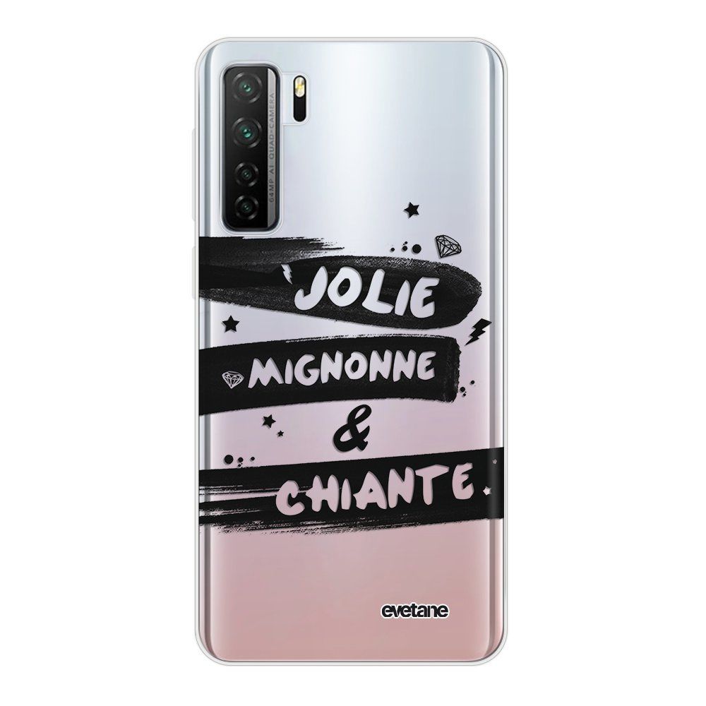 Evetane - Coque Huawei P40 Lite 5G souple transparente Jolie Mignonne et chiante Motif Ecriture Tendance Evetane - Coque, étui smartphone