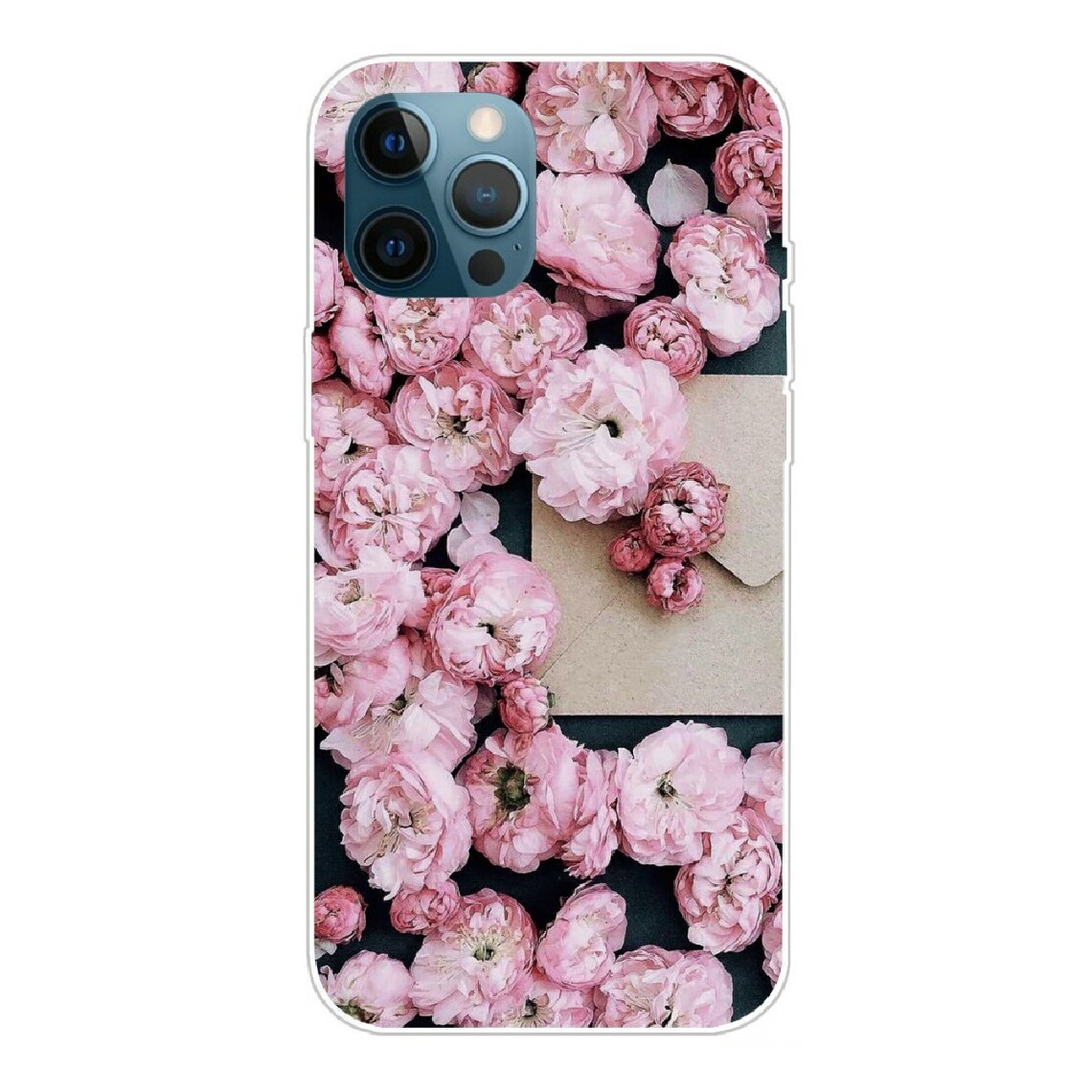 Other - Coque en TPU impression de motifs à haute transmittance fleur rose pour votre Apple iPhone 12/12 Pro - Coque, étui smartphone