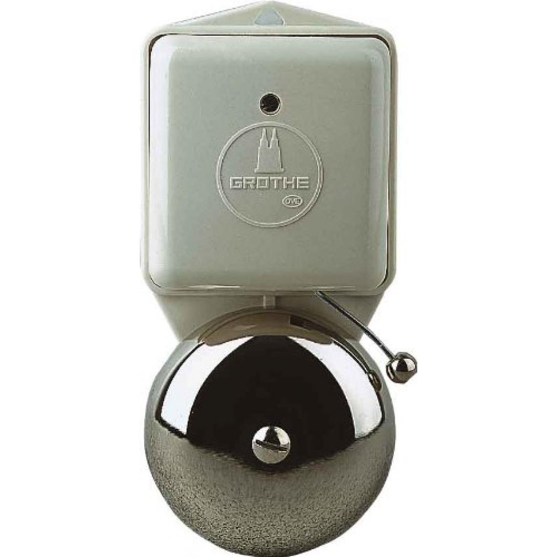 Grothe - Sonnette Grothe LTW 3371A 230V AC 24091 gris, argent 85 dB (A) - Sonnette et visiophone connecté