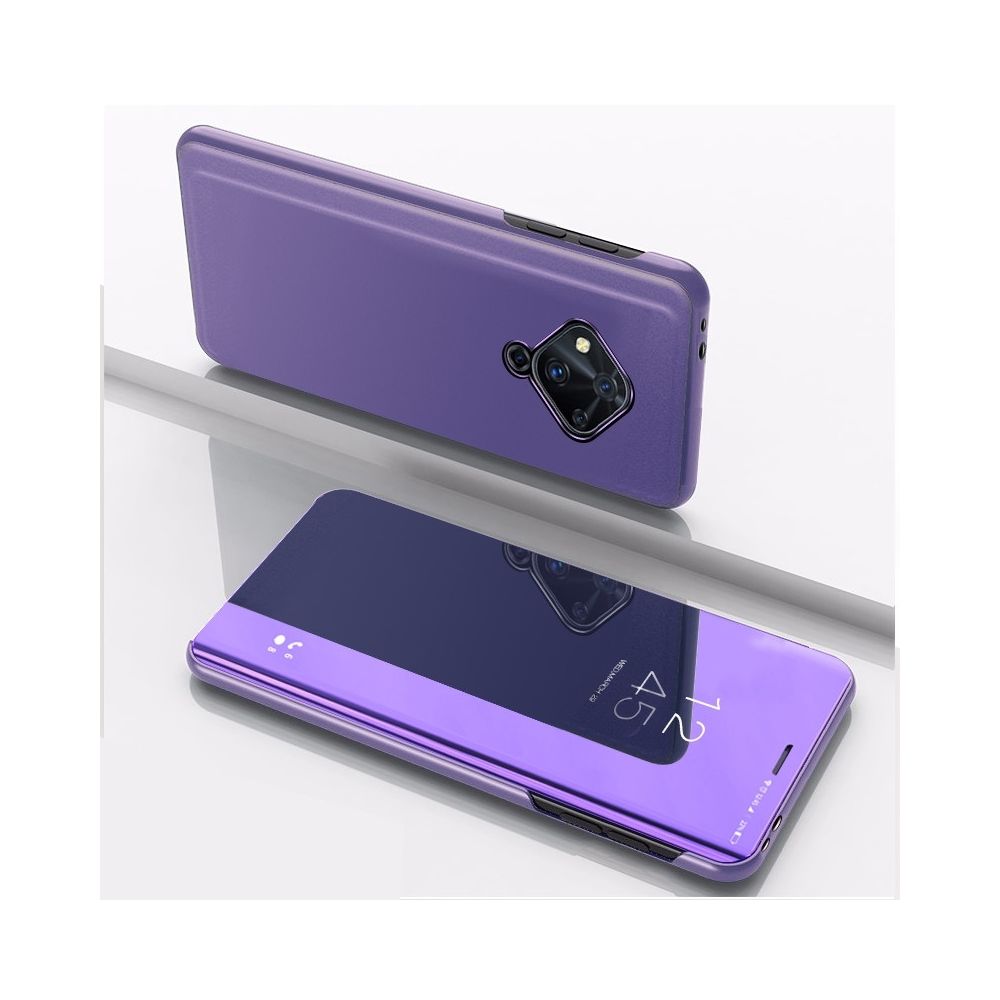 Wewoo - Coque Pour Vivo S5 miroir plaqué cuir flip horizontal avec support étui téléphone portable violet bleu - Coque, étui smartphone