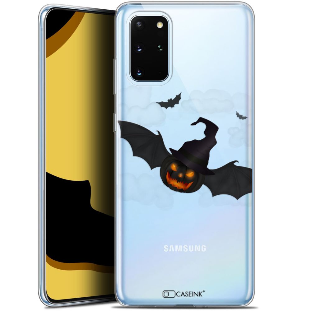 Caseink - Coque Pour Samsung S20+ (6.7 ) [Gel HD Collection Halloween Design Chauve Citrouille - Souple - Ultra Fin - Imprimé en France] - Coque, étui smartphone