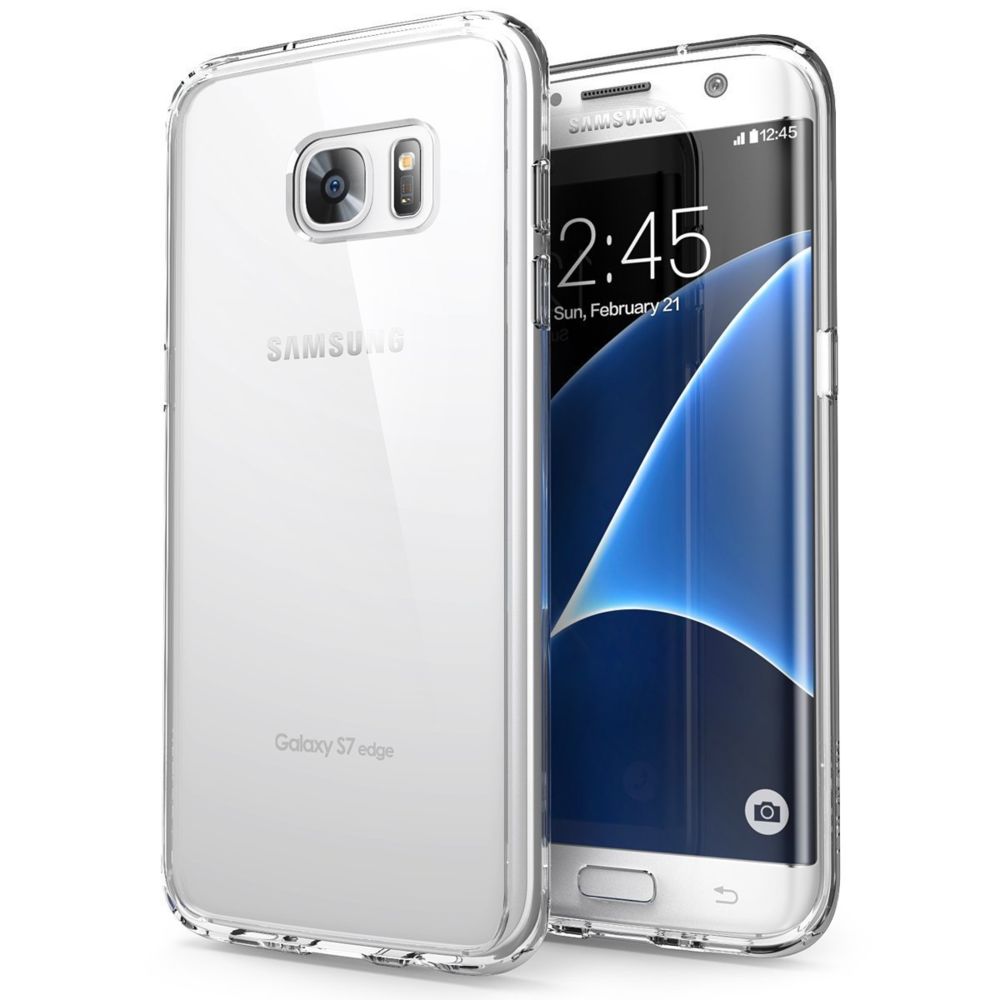 Cabling - CABLING® Samsung Galaxy S7 Edge Étui Coque Silicone Gel Souple Ultra Fine pour Samsung Galaxy S7 Edge- TRANSPARENT - Coque, étui smartphone