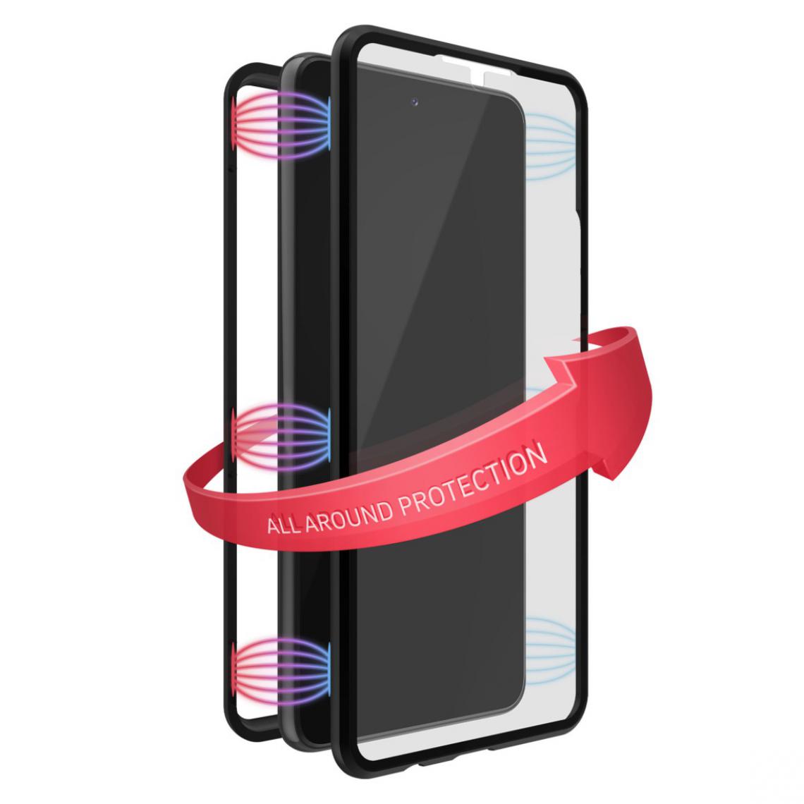Black Rock - Coque de protection "360° Glass" pour Samsung Galaxy S21+, noir - Coque, étui smartphone