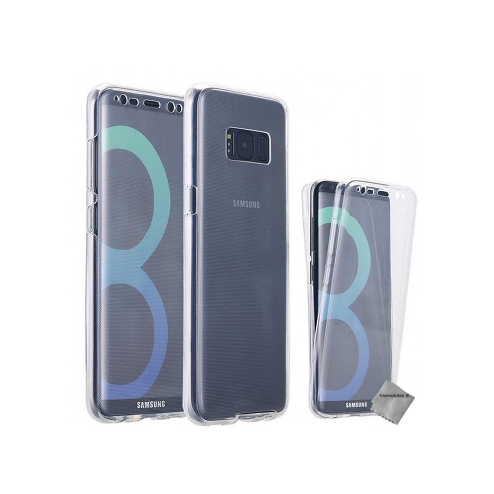 Htdmobiles - Housse etui coque gel 360 integrale Samsung G955F Galaxy S8 Plus + film ecran - TRANSPARENT - Autres accessoires smartphone