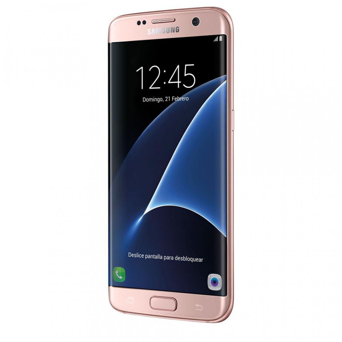 Samsung - Galaxy S7 edge SM-G935F SIM unique 4G 32Go Rose doré - Smartphone Android