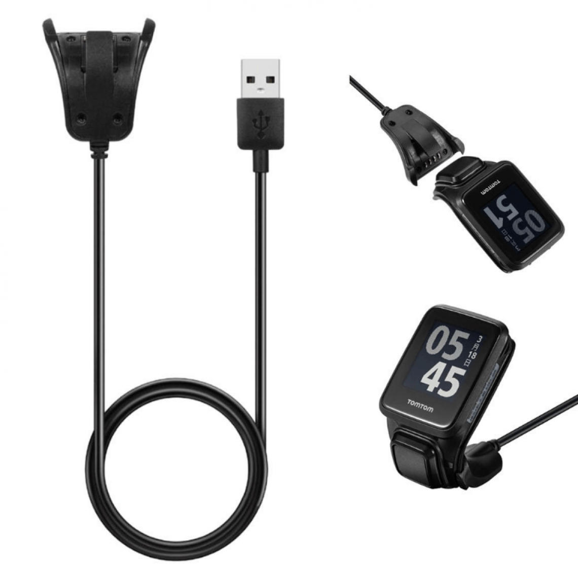 Phonecare - Câble Chargeur USB Smartwatch - Tomtom Spark 3 / Tomtom Runner 3 / Tom Tom Adventure - Autres accessoires smartphone