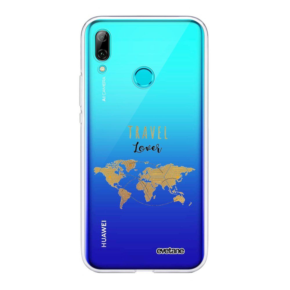 Evetane - Coque Huawei PSmart 2019 360 intégrale transparente Travel Lover Ecriture Tendance Design Evetane. - Coque, étui smartphone
